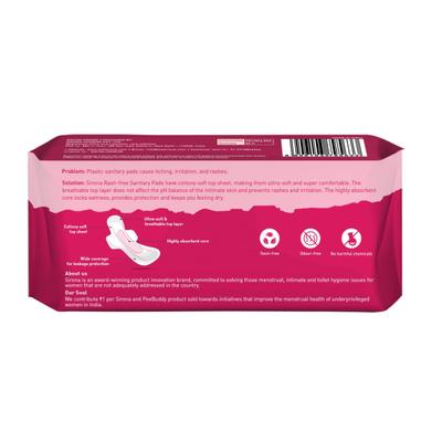 Sirona Max Cottony Soft Rash Free Sanitary Pads for Women (XL+) 30's - Sanitary Napkins