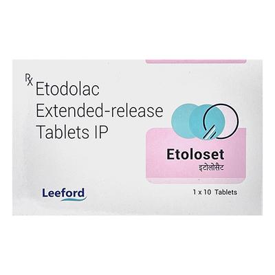 ETOLOSET Tablet 10's - Pain relief-Nsa