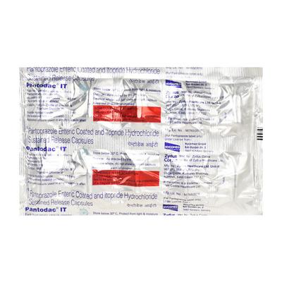 Pantodac IT Capsule 10'S - Ulcer/Reflux/Flatulence-Aaa