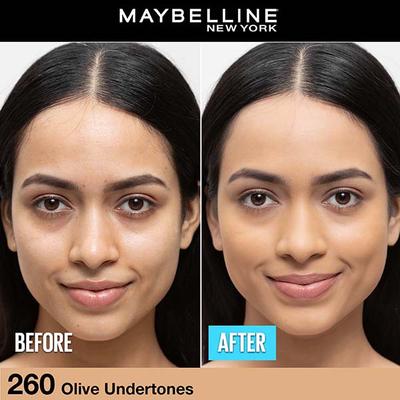 Maybelline New York Fit Me Matte+Poreless Foundation, Shade 260 - Natural Matte Finish, 16H Oil Control 104 gm - Foundation