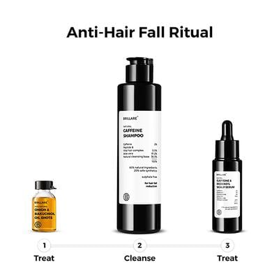 Brillare Onion & Bakuchiol Oil Shots For Hair Fall Reduction 48 Ml - Hair Oils