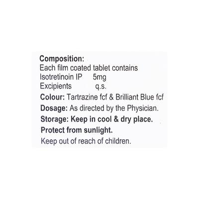 Glotret 5mg Tablet 10'S - Acne-Acn