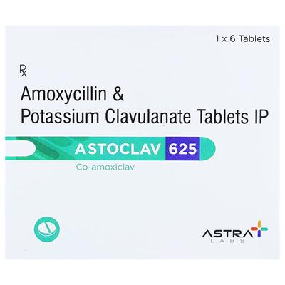 ASTOCLAV 625 Tablet 6's - Bacterial Infections-Pen