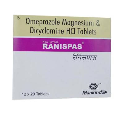 RANISPAS NF Tablet 20's - Muscle Spasm-Ant