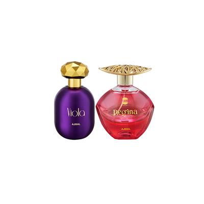 Ajmal Viola EDP Fruity Floral Perfume And Regina EDP Floral Fruity Perfume 175 ml - Women Perfumes (Edt/Edp)