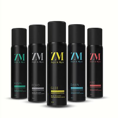 Zayn & Myza Glee No Alcohol Body Spray For Men 120 ml - Men Deodorants/Roll-Ons