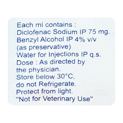 Diclotroy AQ Injection 5X1Ml - Pain relief-Nsa