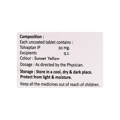 TOLVARISE 30 Tablet 4's - Hyponatremia