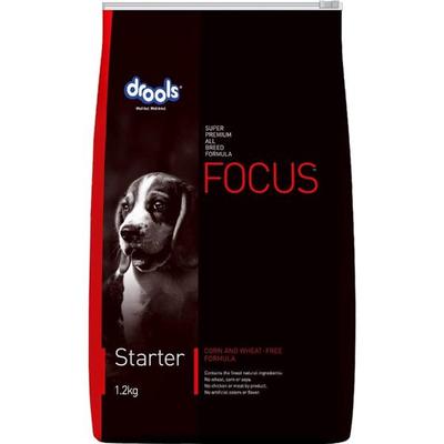 Drools Focus Starter Super Premium Dog Food With Free Container 1200 gm - Petfood
