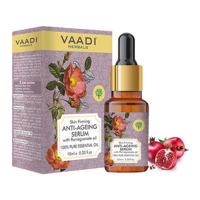 Vaadi Herbals 100% Pure Essential Oil - Anti-Ageing Serum with Pomegranate Oil 10 ml - Essential Oils