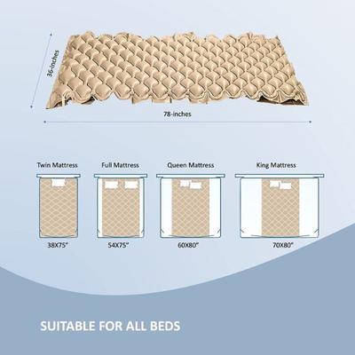 Carent Alternating Bubble Mattress with Adjustable Pump System Air Mattress (QDC303) 1's - Pads And Pillows