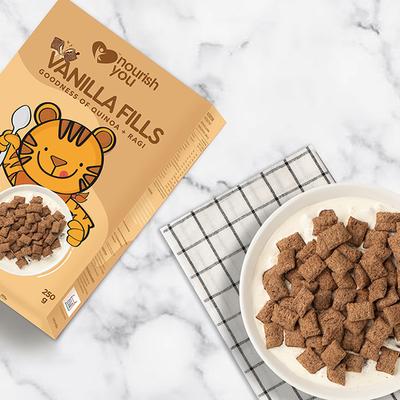 Nourish You Vanilla Fills with Quinoa + Ragi 250 gm - Nutritional Bars