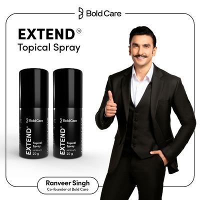 Bold Care Extend Delay Spray (Pack of 2 x 20 gm) - Men Deodorants/Roll-Ons