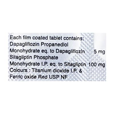 SITAXA D 5+100 Tablet 10's - Diabetes-Ant