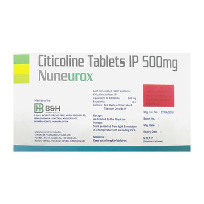 NUNEUROX Tablet 10's - Nootropics And Neurotrophics