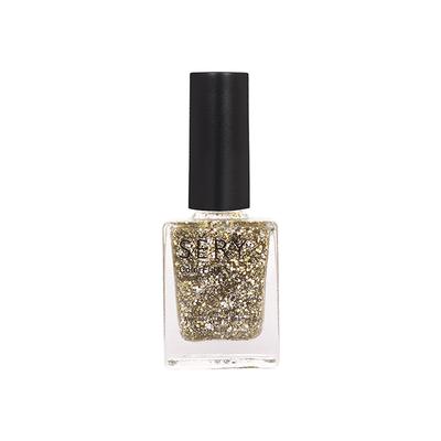 Sery Color Flirt Nail Paint Glitter, Gold Sheen, Gold Glitter 10 ml - Nail Polish