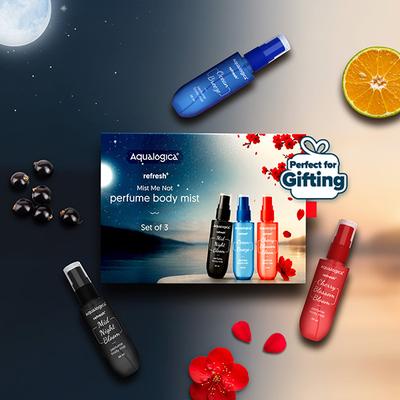 Aqualogica Refresh+ Mist Me Not Perfume Body Mist 3's - Body Mist/Spray