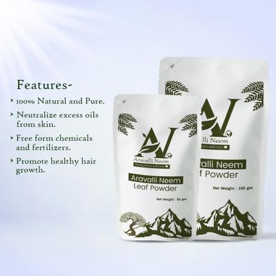 Aravalli Neem Leaf Powder 50 gm - Personal Care (Ayush)