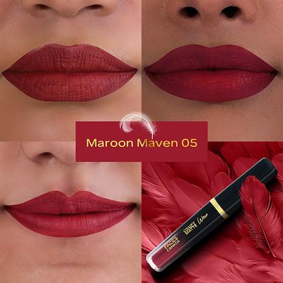 Faces Canada Comfy Matte Wow Liquid Lipstick - Maroon Maven 05 3.8 ml - Liquid Lipsticks
