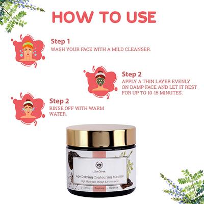 Seer Secrets Age Defying Contouring Masque High Mountain Shilajit & Fulvic Acid 50 gm - Face Packs