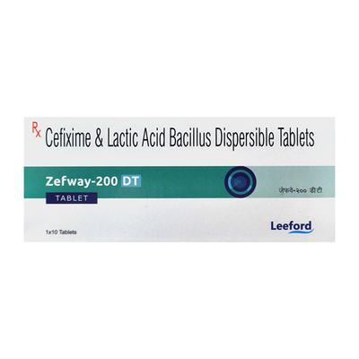 ZEFWAY DT 200 Tablet 10's - Bacterial Infections-Cep
