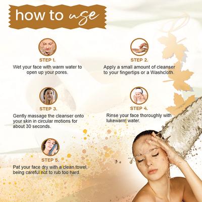 Globus Naturals Multani Mitti Face Wash, Enriched with Turmeric and Saffron, for Pimple Control, Suitable for Oily and Acne Prone Skin, 75gm each 2's - Face Wash & Cleansers