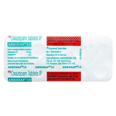 Anxozap 10mg Tablet 10'S - Anxiety-Anx