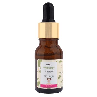 Skivia Green Tea Seed Face Serum With Witch Hazel & Mandarin Oil 15 ml - Face Serum