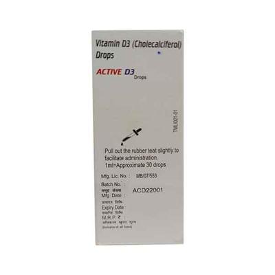 ACTIVE D3 400iu Oral drops 30ml - Supplements-Vit