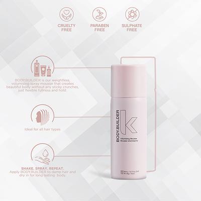 Kevin Murphy Body Builder Volumizing Mousse Spray 100ml - Hair Perms & Texturizers