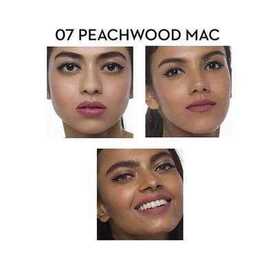 SUGAR Cosmetics Matte Attack Transferproof Lipstick - 07 Peachwood Mac (Peach Pink) 2 gm - Lipsticks