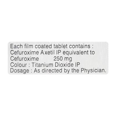 Cetil 250mg Tablet 10'S - Bacterial Infections-Cep