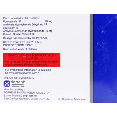 AMIFRU 40/5 Tablet 30's - Hypertension-Diu