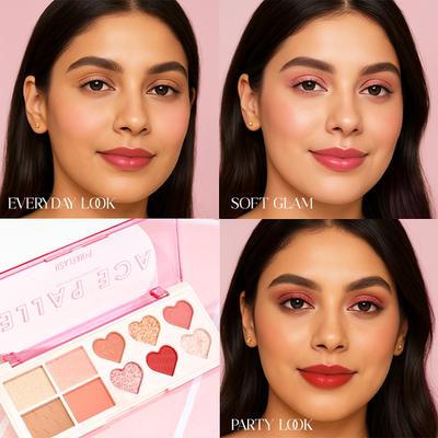 Pinkflash-M02 Multi Face Palette-2 Strawberry 6 gm - Face Palettes