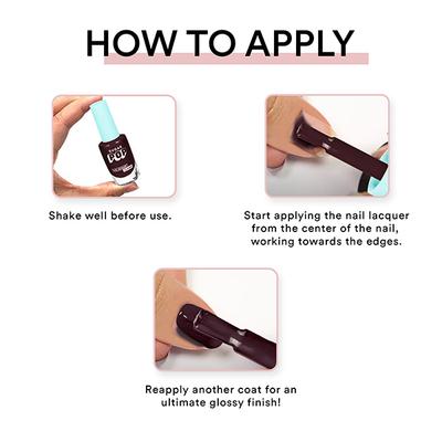 SUGAR POP Nail Lacquer 25 Red Claret 10 ml - Nail Polish