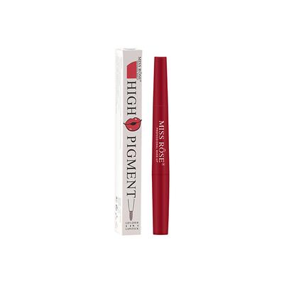 Miss Rose 2 In 1 Creamy Matte Lipstick Ruby Lush 7102 - 001M 04 2.1 gm - Lipsticks
