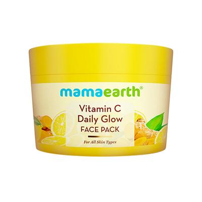 Mamaearth Vitamin C Daily Glow Face Pack with Vitamin C & Turmeric 200 gm - Face Packs