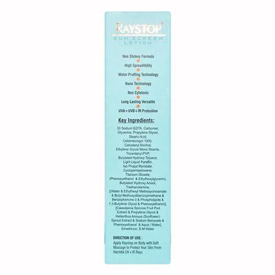 RAYSTOP SUN SCREEN Lotion 50gm - Sunscreen Preparations-Emo