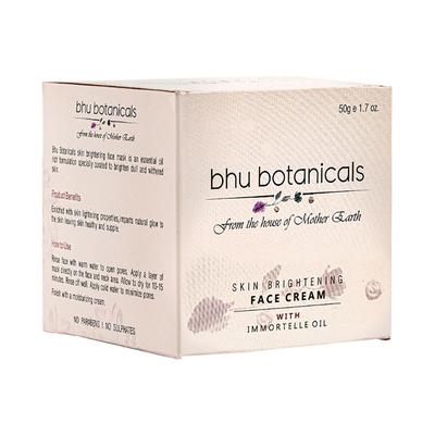 bhu botanicals Skin Brightening Face Cream with Immortelle Oil for Dry Normal Skin 50 gm - Face Moisturizers