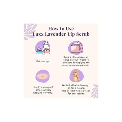 Essentia Extracts Luxx Lavender Lip Scrub 15 gm - Lip Scrubs