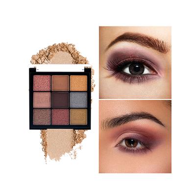 Miss Rose 9 Color Matte & Shimmer Nude Eyeshadow Palette 7001 - 486Z1 04 23.4 gm - Face Palettes