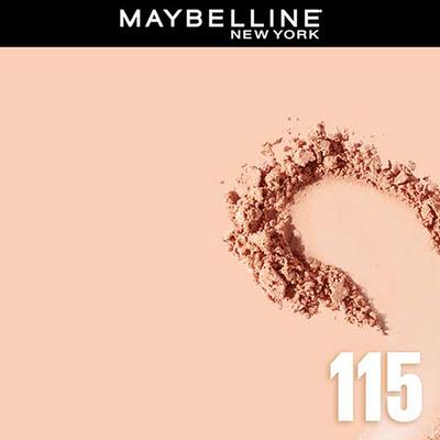 Maybelline New York Fit Me 12Hr Matte+Poreless Powder SPF28 PA+++ Oil Control Compact, 115 Ivory 8gm - Compact Powder