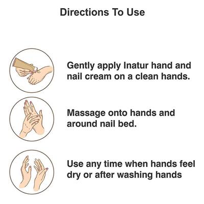 Inatur Herbals Hand & Nail Cream 100 gm - Hand Creams