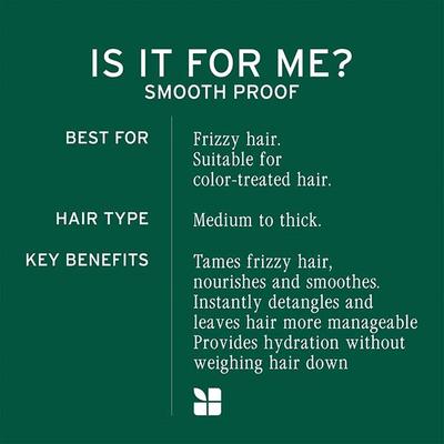 Biolage Smoothproof Anti-Frizz Shampoo with Camellia Oil and Glycerin for 72HR Frizz Control 400 ml - Shampoos