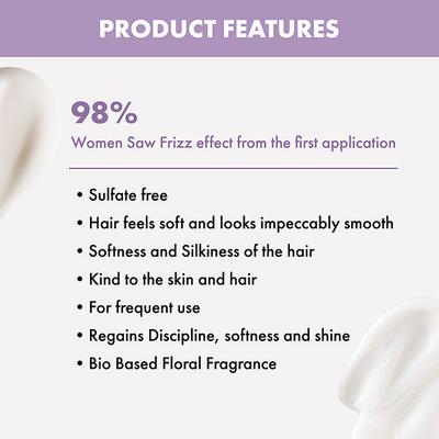 Alfaparf Milano Smoothing Low Shampoo - Dry, Frizzy Hair, Smooth, Shiny, Rebel Hair 250 ml - Shampoos