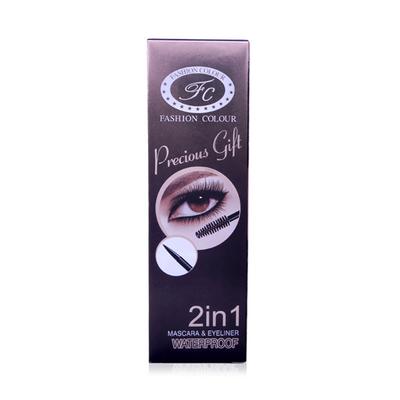 Fashion Colour Precious Gift 2 In 1 Waterproof Mascara & Eyeliner 10gm - Mascaras
