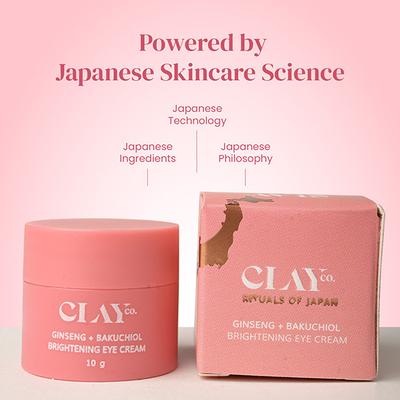 Clayco Ginseng and Bakuchiol Brightening Eye Cream 10 gm - Under Eye Creams & Serums