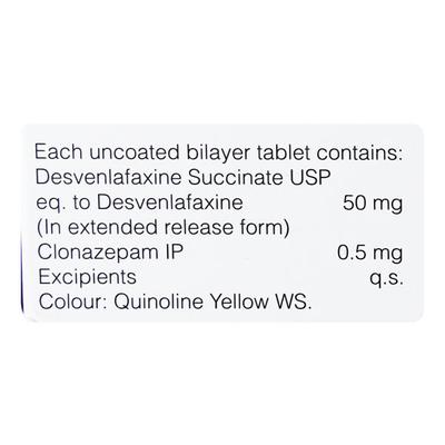 D Venizep 50mg Tablet 10'S - Depression-Ant