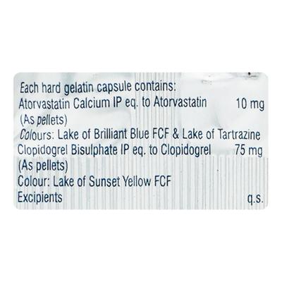 Storvas CV 10mg Capsule 10'S - High Cholesterol-Dys