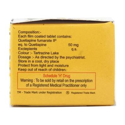 Quetigress 50mg Tablet 10'S - Schizophrenia-Aps